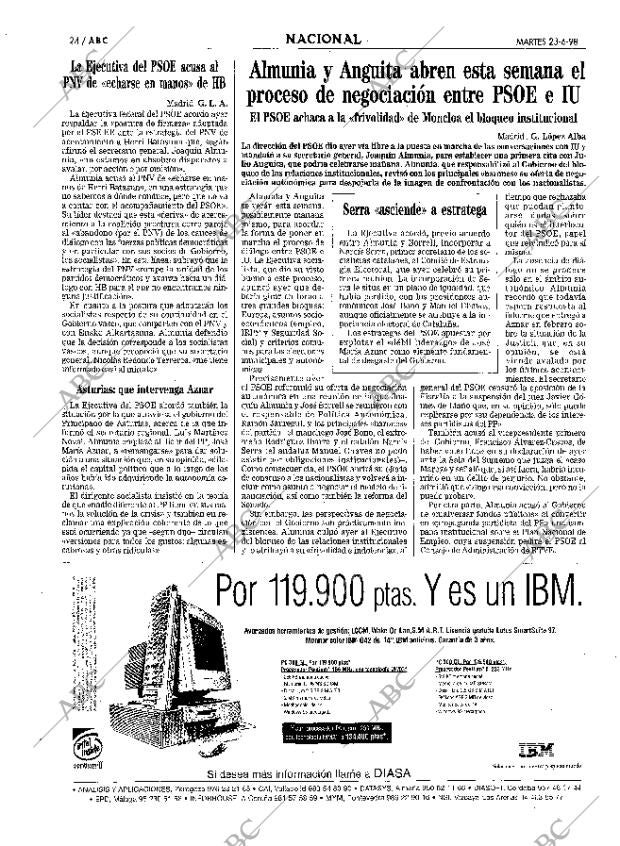 ABC MADRID 23-06-1998 página 24