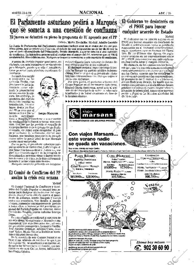 ABC MADRID 23-06-1998 página 25