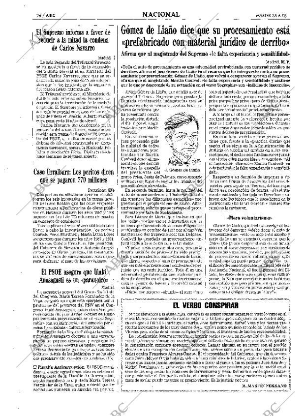 ABC MADRID 23-06-1998 página 26