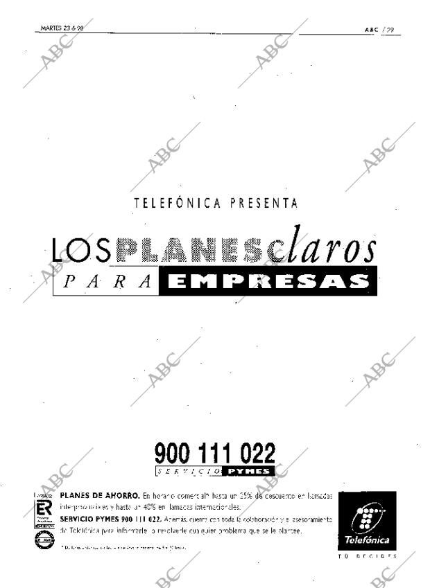 ABC MADRID 23-06-1998 página 29
