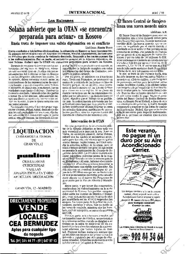 ABC MADRID 23-06-1998 página 33