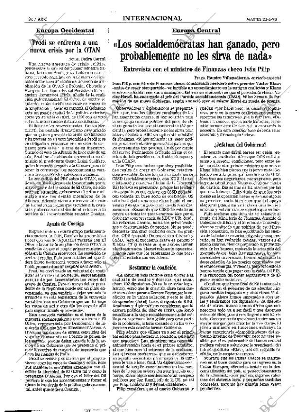 ABC MADRID 23-06-1998 página 34