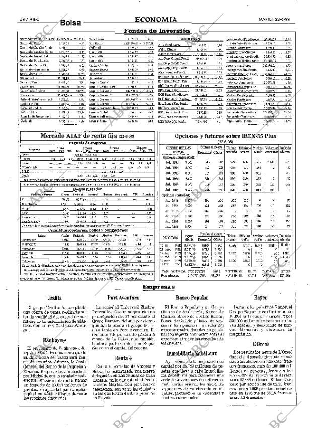 ABC MADRID 23-06-1998 página 48