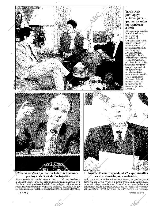 ABC MADRID 23-06-1998 página 6