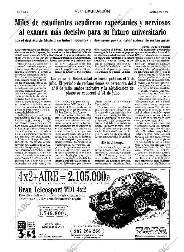 ABC MADRID 23-06-1998 página 60