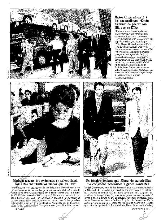 ABC MADRID 23-06-1998 página 8