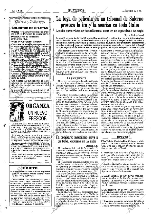 ABC MADRID 24-06-1998 página 104