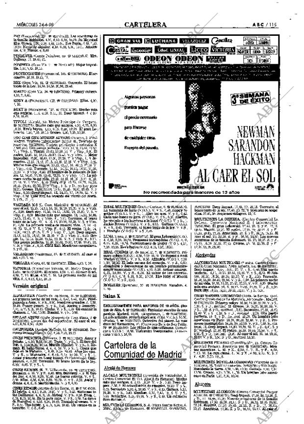 ABC MADRID 24-06-1998 página 115