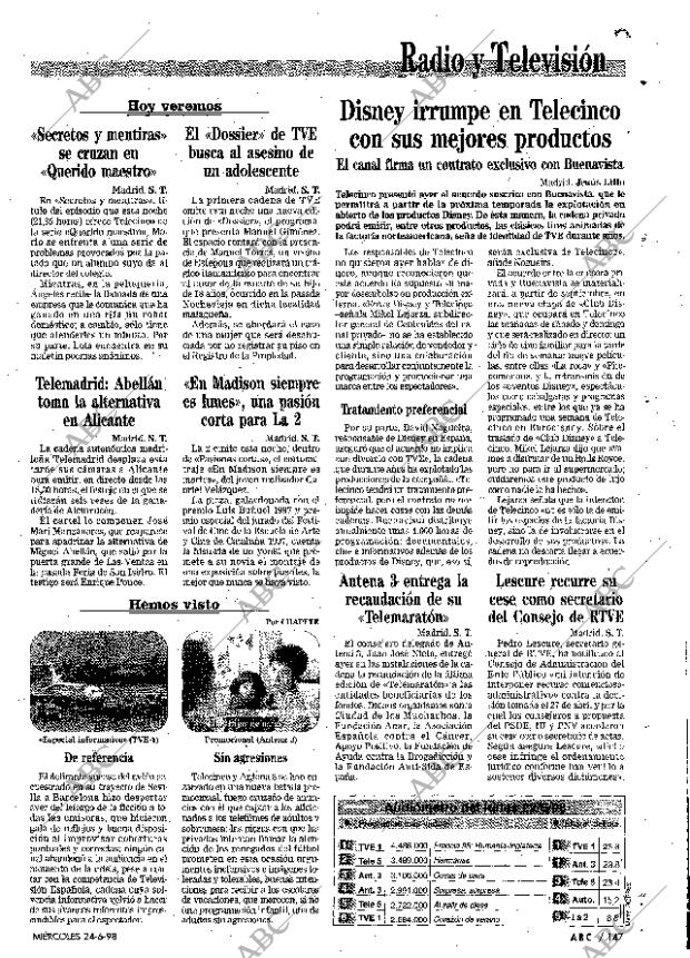 ABC MADRID 24-06-1998 página 147