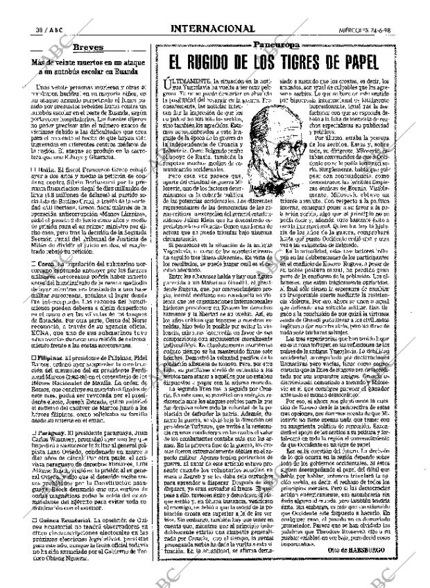 ABC MADRID 24-06-1998 página 38