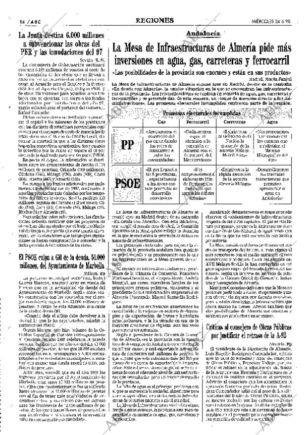 ABC MADRID 24-06-1998 página 84