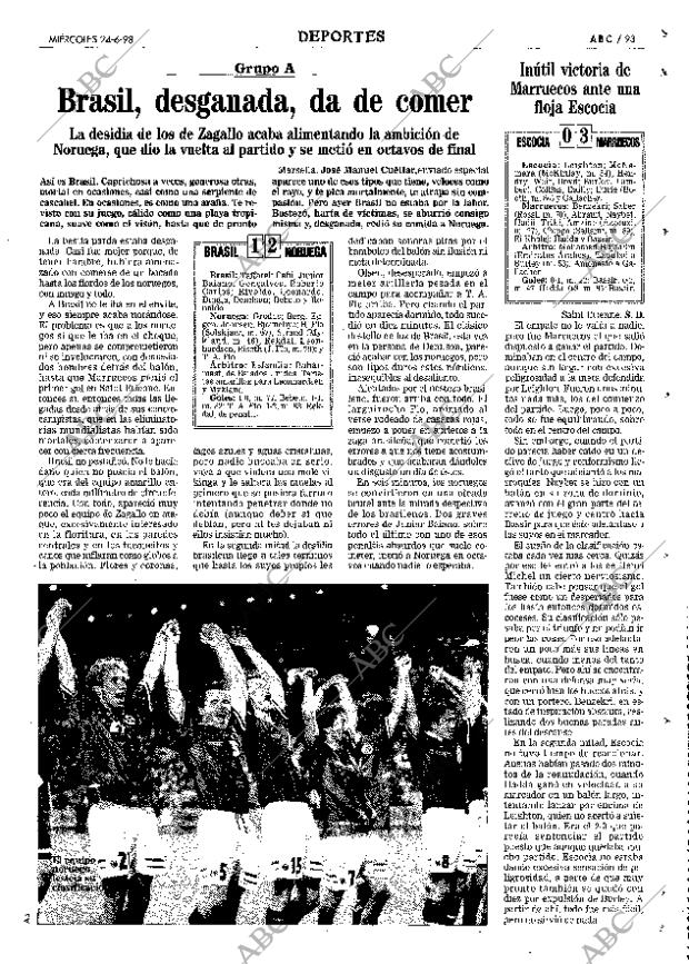 ABC MADRID 24-06-1998 página 93