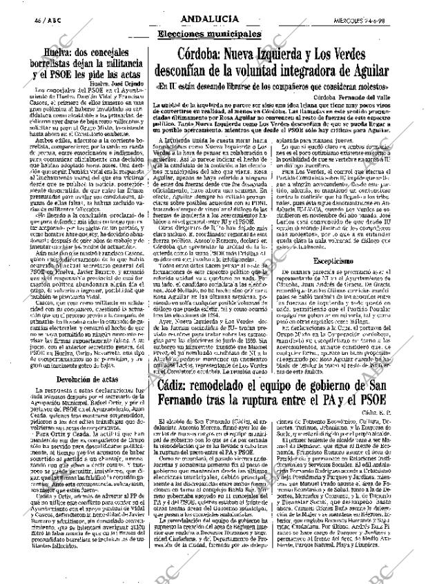ABC SEVILLA 24-06-1998 página 46