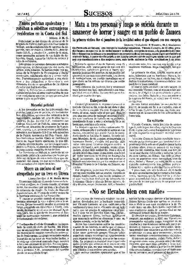ABC SEVILLA 24-06-1998 página 96