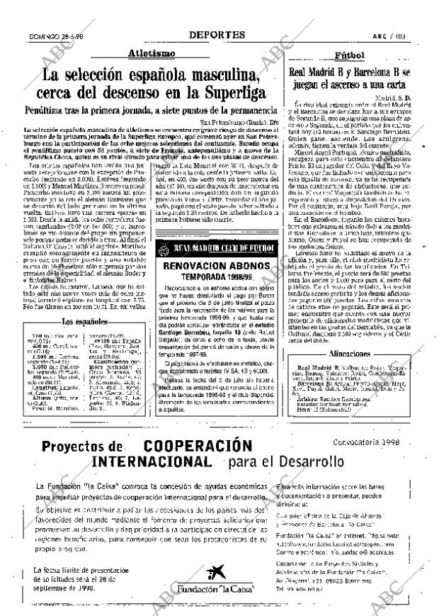 ABC MADRID 28-06-1998 página 103