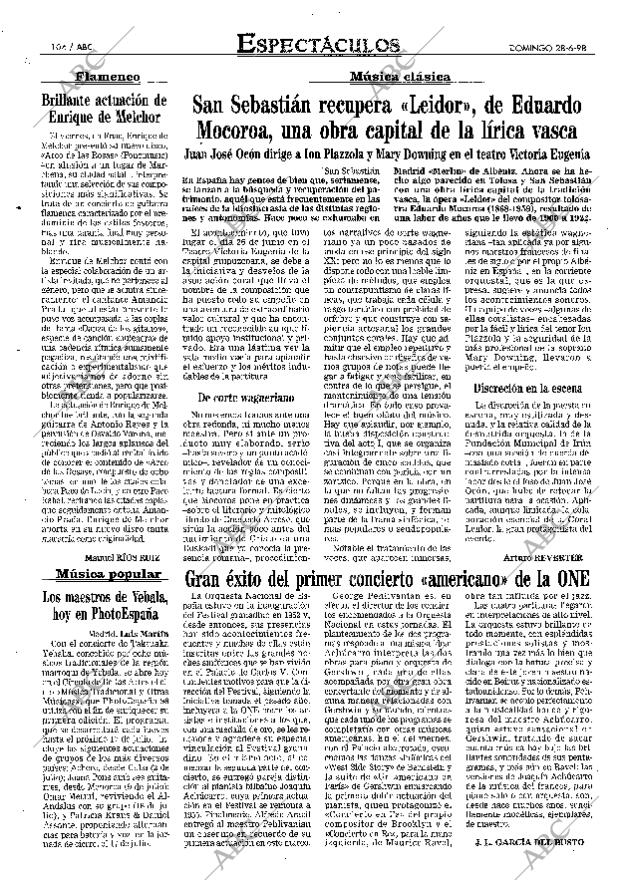 ABC MADRID 28-06-1998 página 104