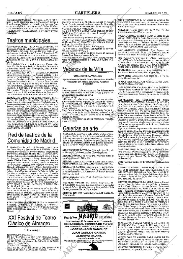 ABC MADRID 28-06-1998 página 108