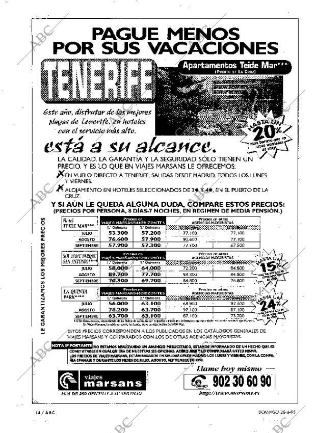 ABC MADRID 28-06-1998 página 14