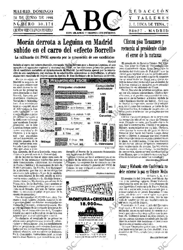 ABC MADRID 28-06-1998 página 17