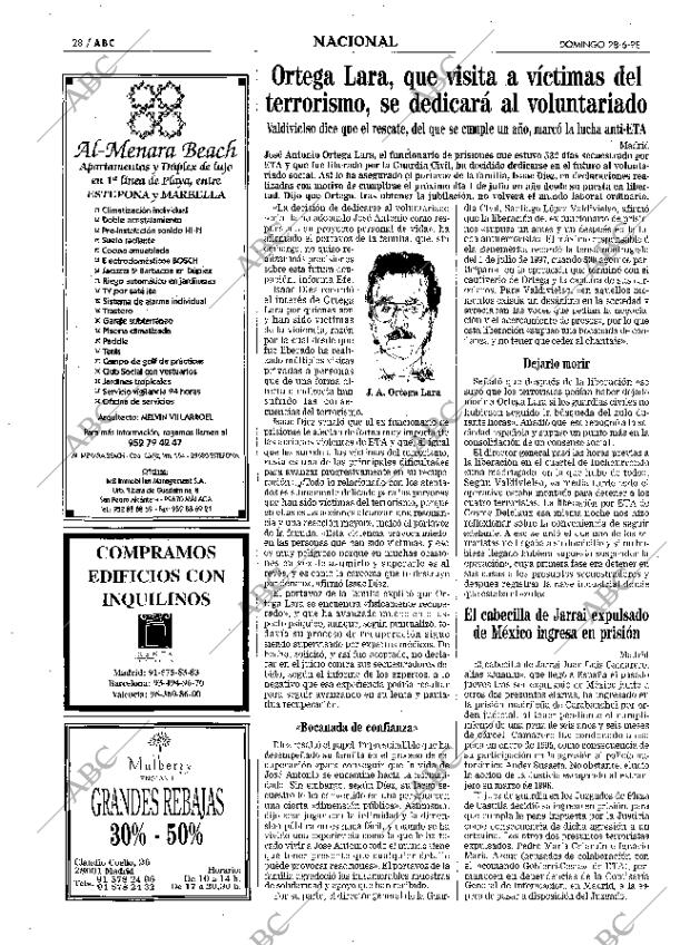 ABC MADRID 28-06-1998 página 28