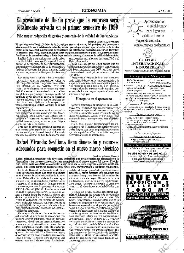 ABC MADRID 28-06-1998 página 49