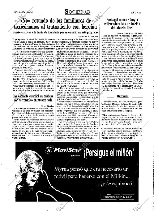 ABC MADRID 28-06-1998 página 65