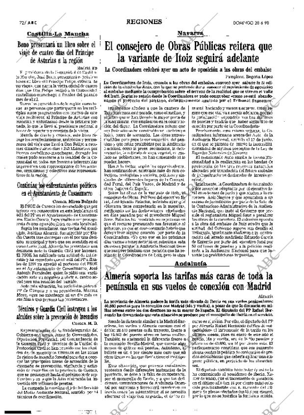 ABC MADRID 28-06-1998 página 72