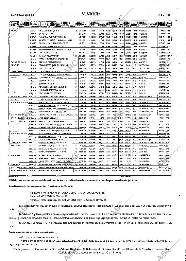 ABC MADRID 28-06-1998 página 89