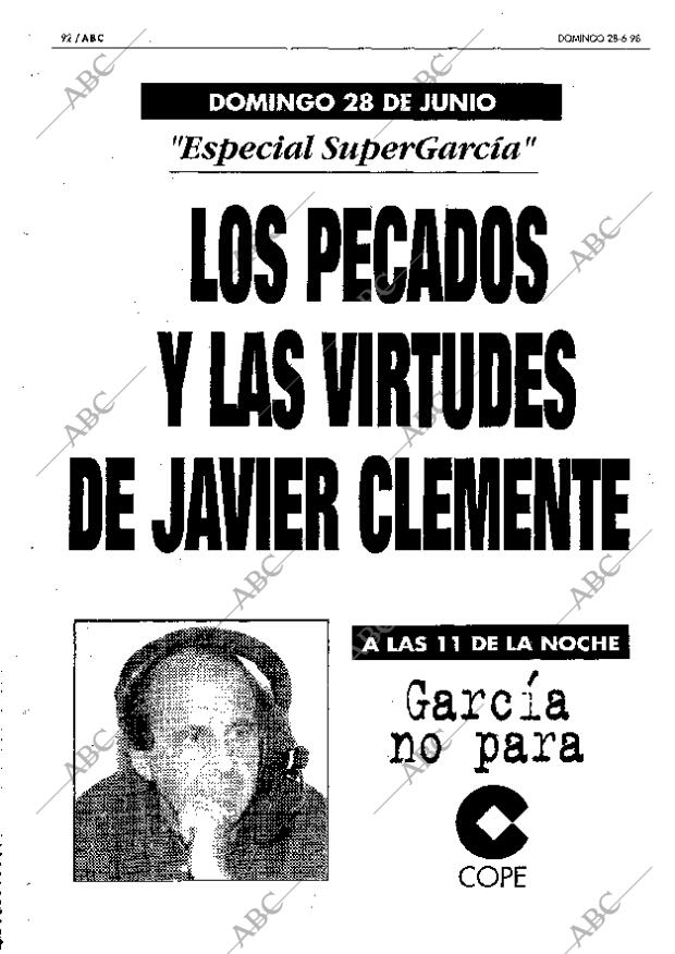 ABC MADRID 28-06-1998 página 92
