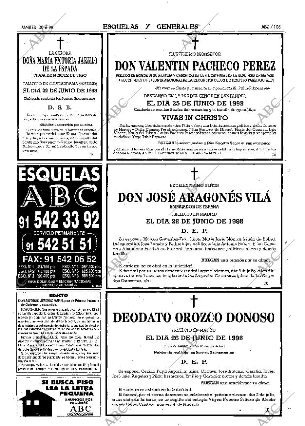 ABC MADRID 30-06-1998 página 105