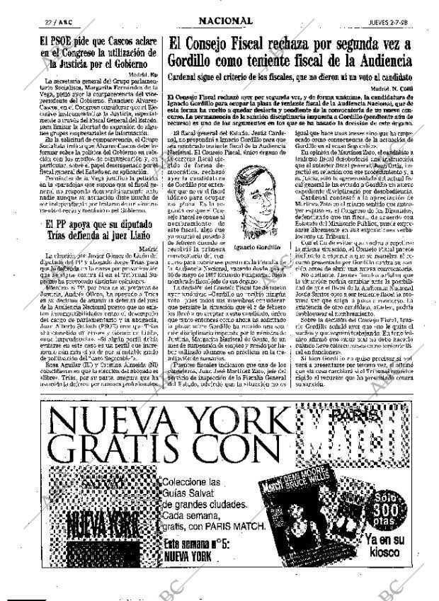 ABC MADRID 02-07-1998 página 22