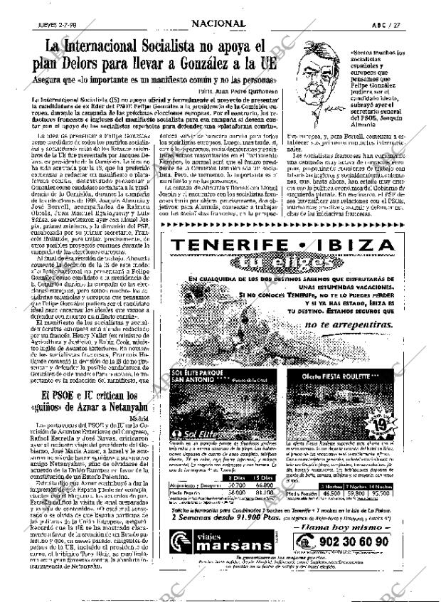ABC MADRID 02-07-1998 página 27