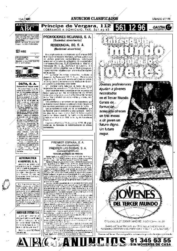 ABC MADRID 04-07-1998 página 114