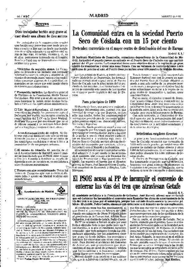 ABC MADRID 04-07-1998 página 66