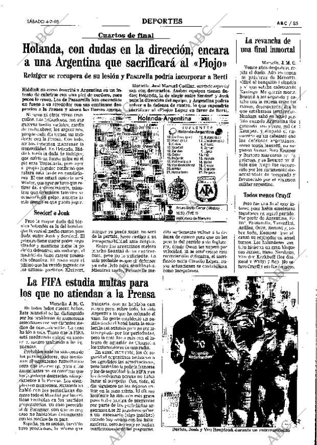 ABC MADRID 04-07-1998 página 85