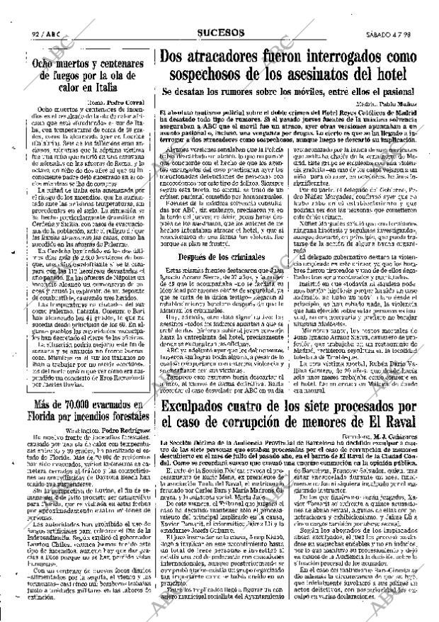 ABC MADRID 04-07-1998 página 92