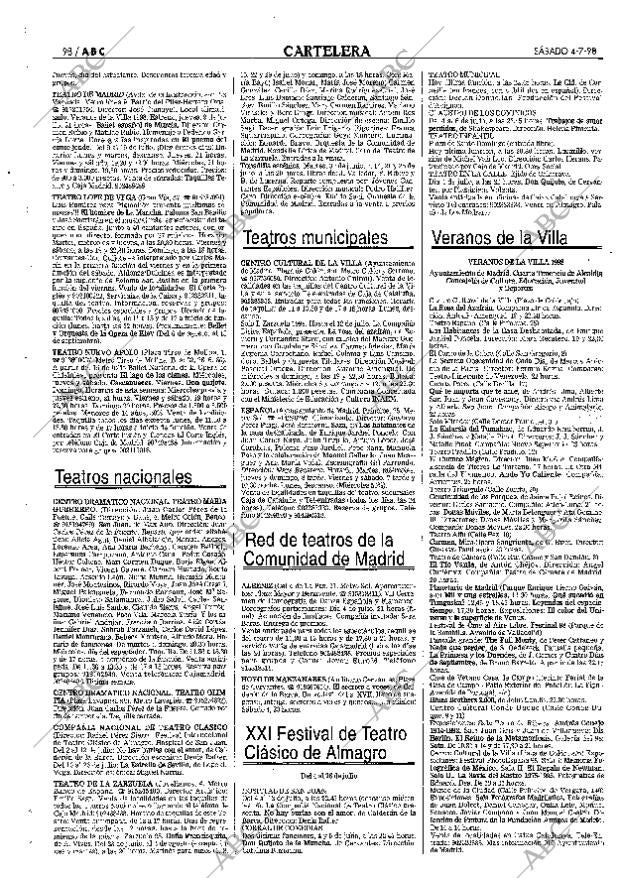 ABC MADRID 04-07-1998 página 98