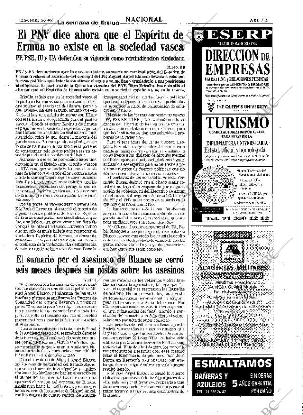 ABC MADRID 05-07-1998 página 31