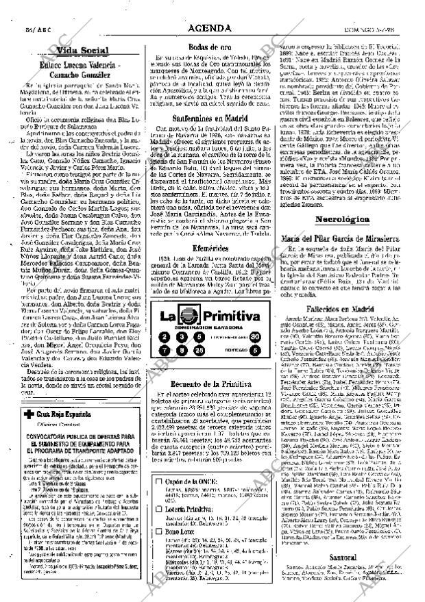 ABC MADRID 05-07-1998 página 86