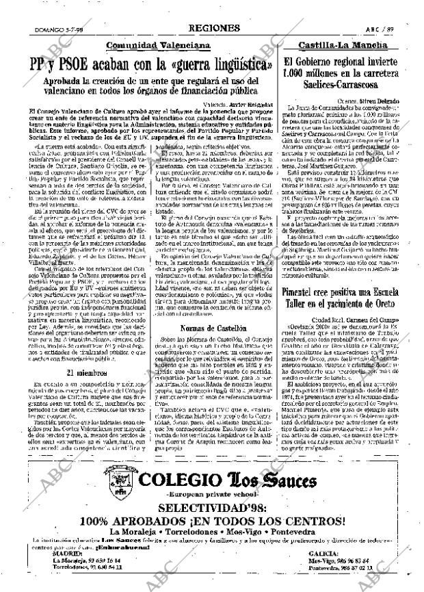 ABC MADRID 05-07-1998 página 89