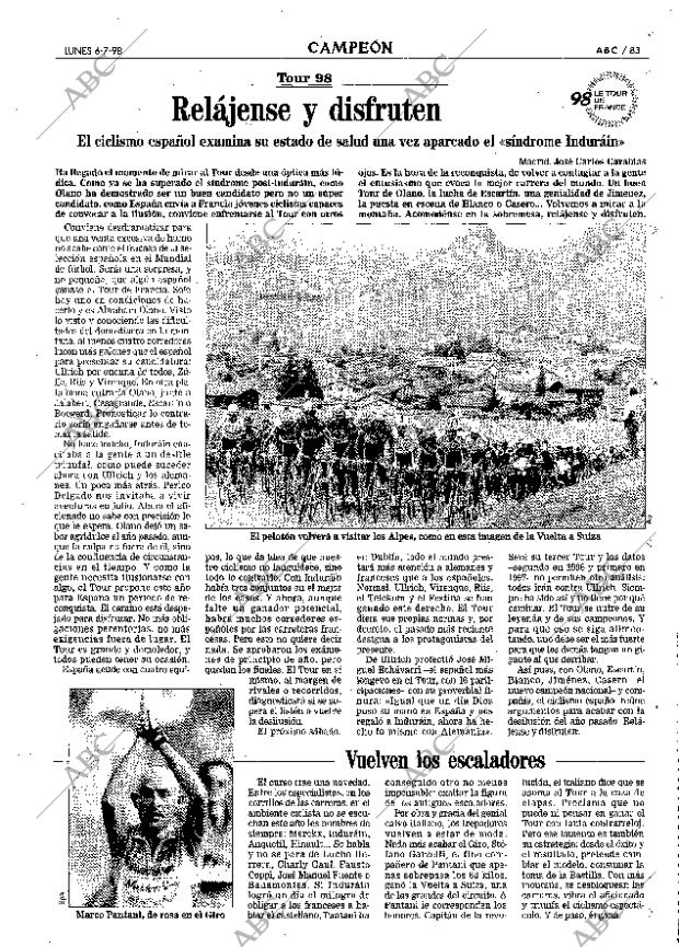 ABC MADRID 06-07-1998 página 83