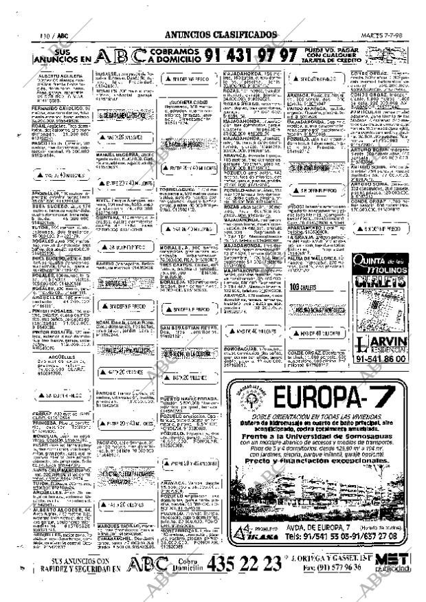 ABC MADRID 07-07-1998 página 110