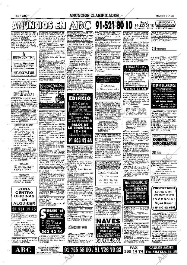 ABC MADRID 07-07-1998 página 116
