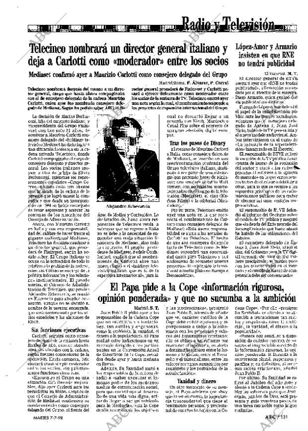 ABC MADRID 07-07-1998 página 131