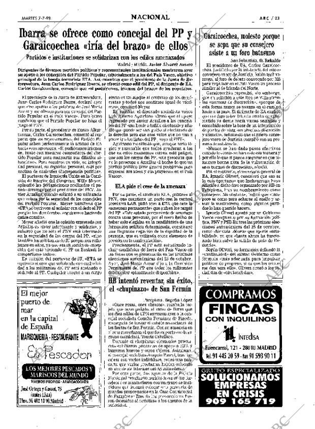 ABC MADRID 07-07-1998 página 23