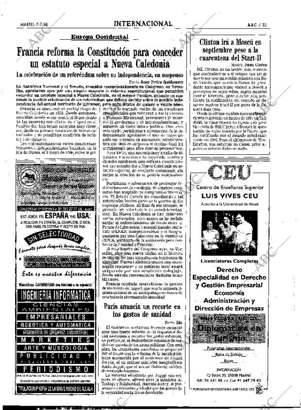 ABC MADRID 07-07-1998 página 33