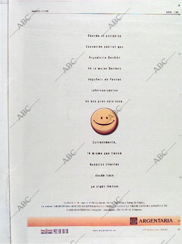 ABC MADRID 07-07-1998 página 83