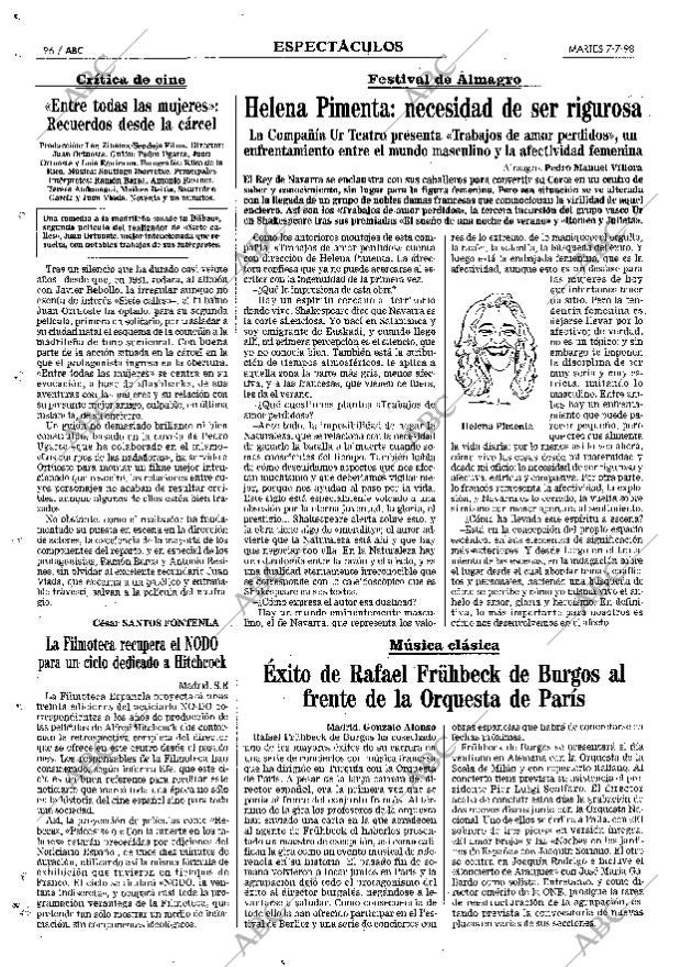 ABC MADRID 07-07-1998 página 96