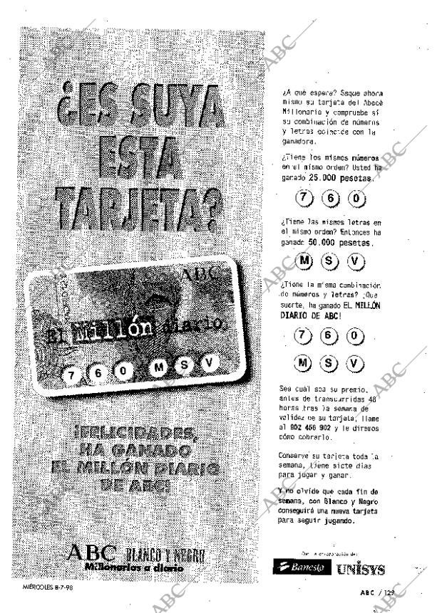 ABC MADRID 08-07-1998 página 129