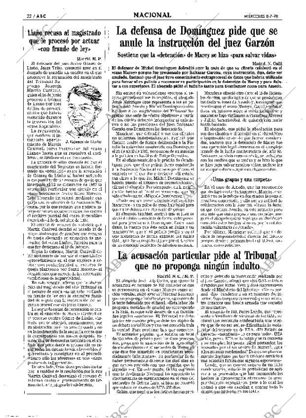 ABC MADRID 08-07-1998 página 22